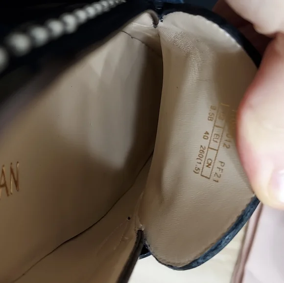 Stuart Weitzman Pearl Parker Patent Leather Chunky Loafer - Picture 9 of 11